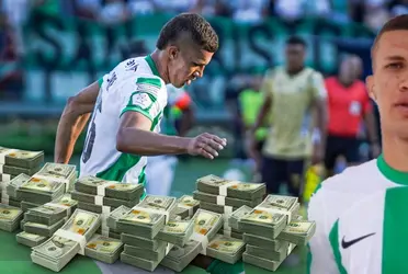 El jugador es un crack con la camiseta de Atlético Nacional