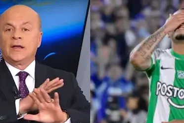 El jugador fue uno de los más troncos con Atlético Nacional ante Millonarios