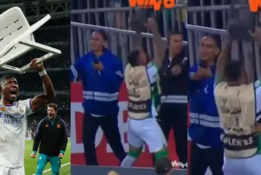 El jugador que volvia, no se contuvo de emoción y así celebró el primer gol de Jefferson Duque