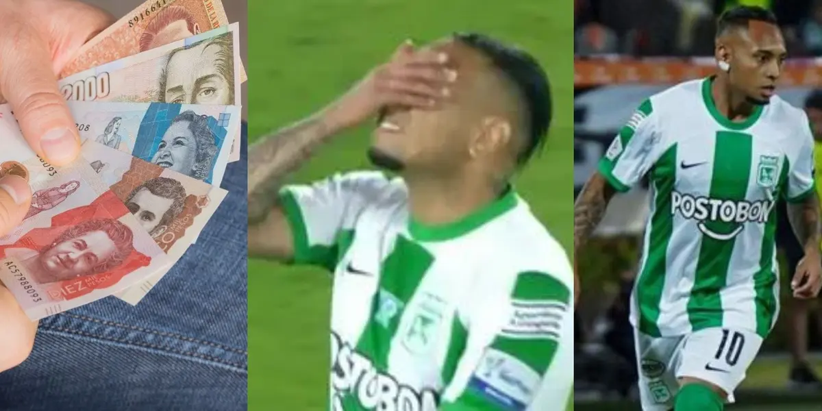 El jugador tiene un insólito valor en el mercado tras pesarle la camiseta de Nacional