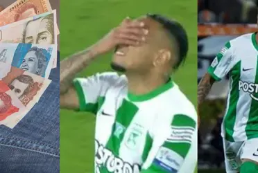 El jugador tiene un insólito valor en el mercado tras pesarle la camiseta de Nacional