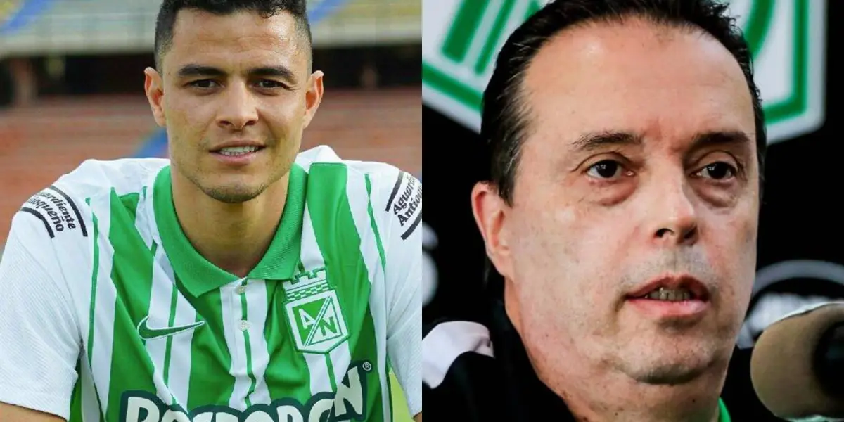 El mandamás de la institución salió a ar su versión de porque Giovanni Moreno salió de la institución de Atlético Nacional