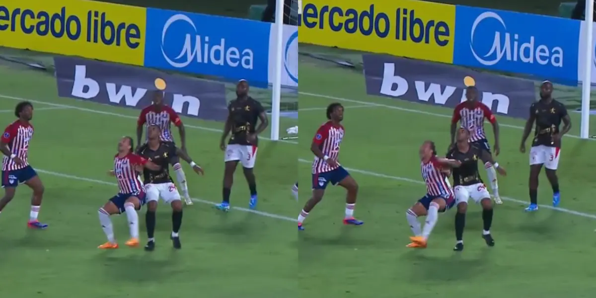 El partido entre Junior y América en la CONMEBOL