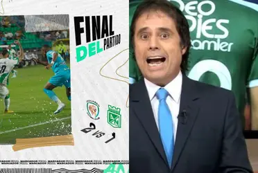 El periodista César Augusto Londoño mandó ácidos comentarios a un sector de la hinchada de Atlético Nacional.