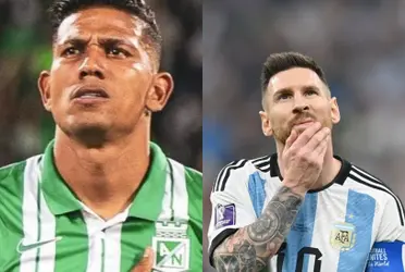 El referente de Atlético Nacional tuvo un gesto noble con el crack argentino