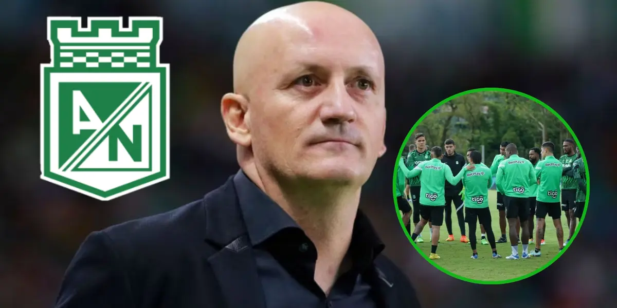 El técnico uruguayo asumió oficialmente en Atlético Nacional (Foto tomada de Youtube Primicias verde, Semana y Pinterest)