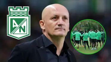 El técnico uruguayo asumió oficialmente en Atlético Nacional (Foto tomada de Youtube Primicias verde, Semana y Pinterest)