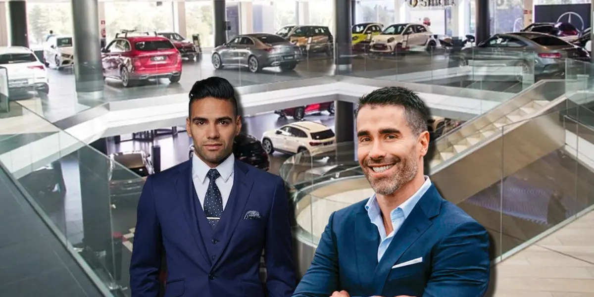 Falcao y Juan Pablo Ángel