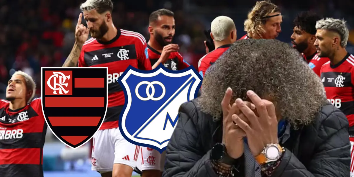 Flamengo y Millonarios chocarán esta tarde en el Estadio El Campín de Bogotá