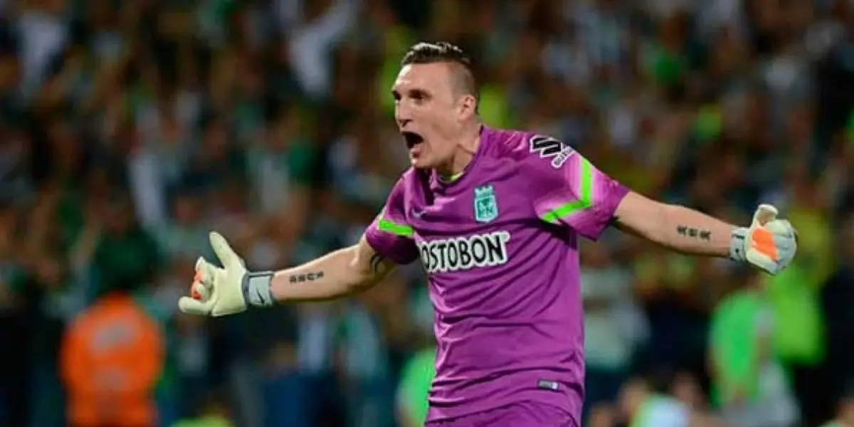 Franco Armani ex portero de Atlético Nacional fue reseñado en Caracol Radio.