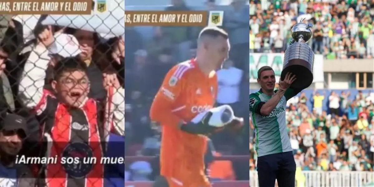 Franco Armani no pasa su mehjor etapa en River Plate, razón por la que lo piden en Nacional