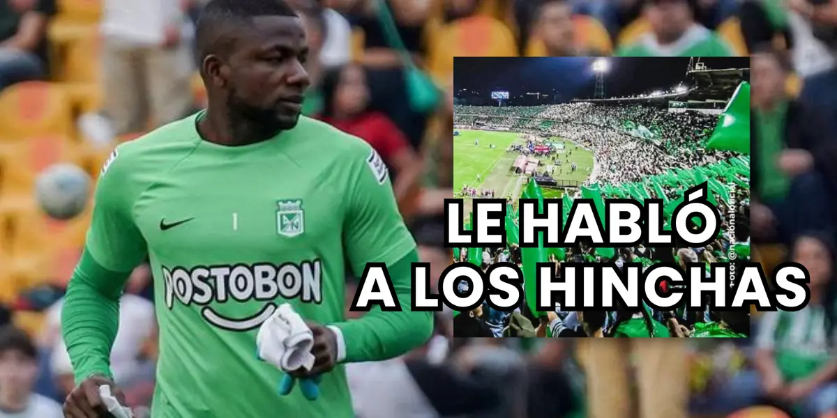 Harlen Castillo, guardameta de Atlético Nacional Foto: Nacionaloficial y Futbolred