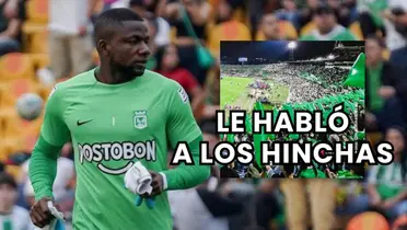 Harlen Castillo, guardameta de Atlético Nacional Foto: Nacionaloficial y Futbolred