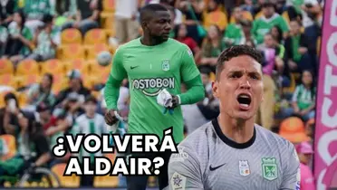 Harlen Castillo y Aldair Quintana, últimos guardametas de Atlético Nacional Foto: Nacionaloficial y Futbolred