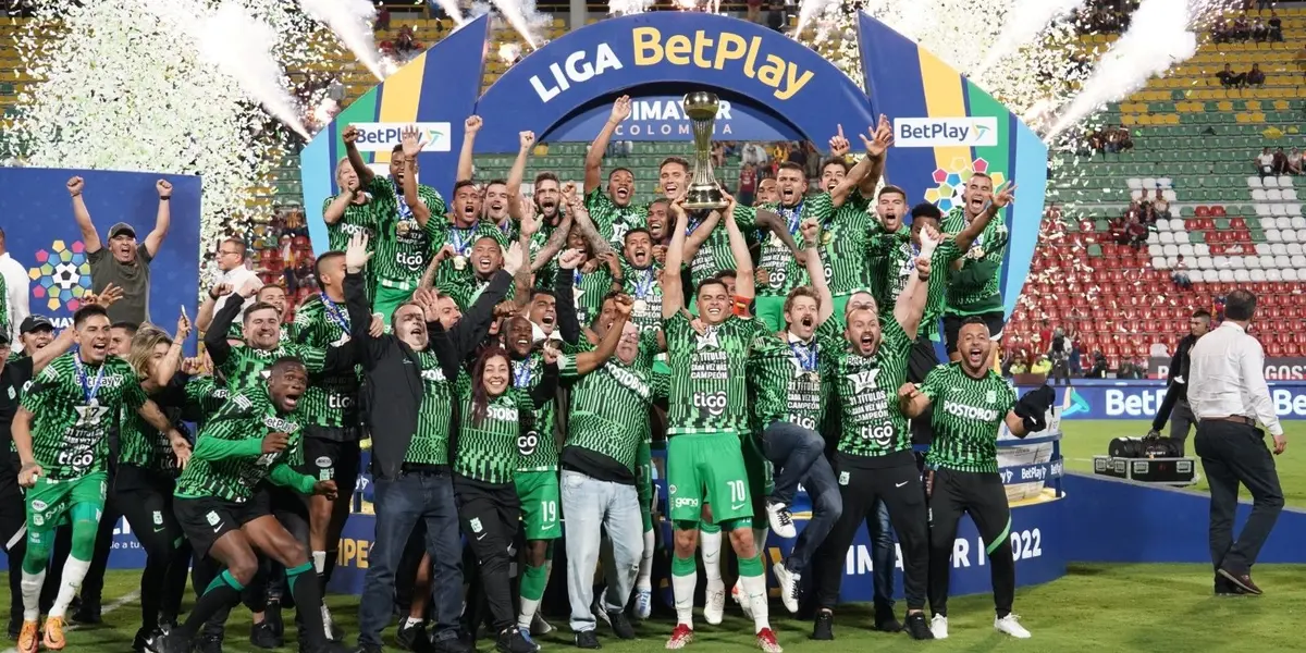 Hay un futbolista de Atlético Nacional que tiene 2 títulos y no llega ni a los 60 partidos.