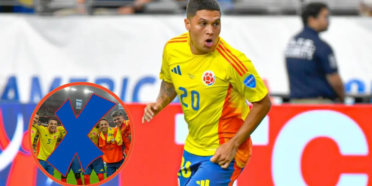 Hinestroza se queda sin minutos en la Selección Colombia.