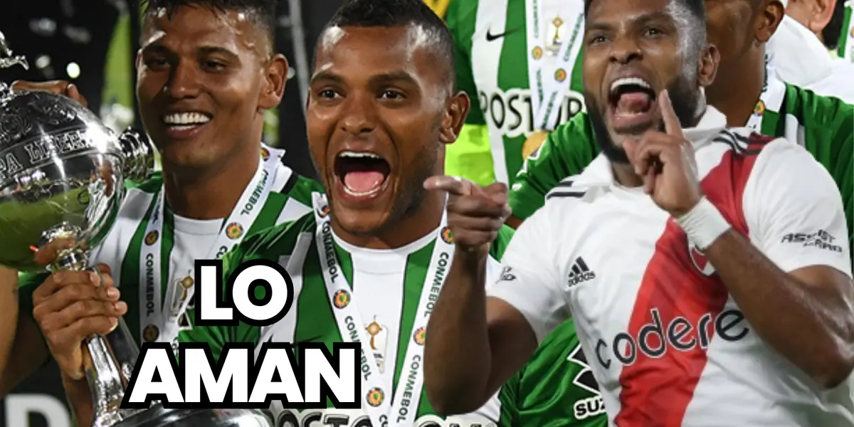 Ídolo en Nacional y en River, la comparación de Borja con un histórico