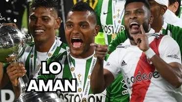 Ídolo en Nacional y en River, la comparación de Borja con un histórico