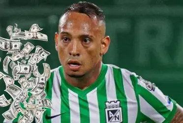 Jarlan Barrera en precios de mercado no da buenas noticias en Atlético Nacional.