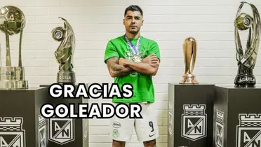 Jefferson Duque, goleador e ídolo de Atlético Nacional Foto: Nacionaloficial