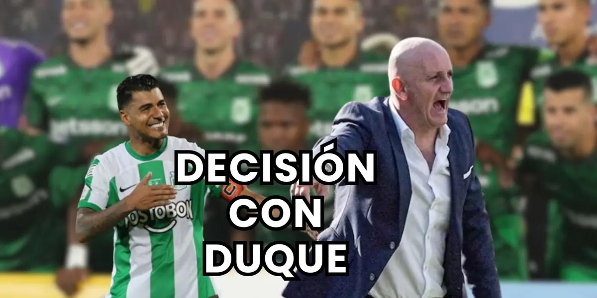 Jefferson Duque y Pablo Repetto en Atlético Nacional Foto: Futbolred y Telemedellín