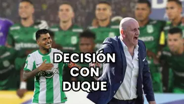 Jefferson Duque y Pablo Repetto en Atlético Nacional Foto: Futbolred y Telemedellín