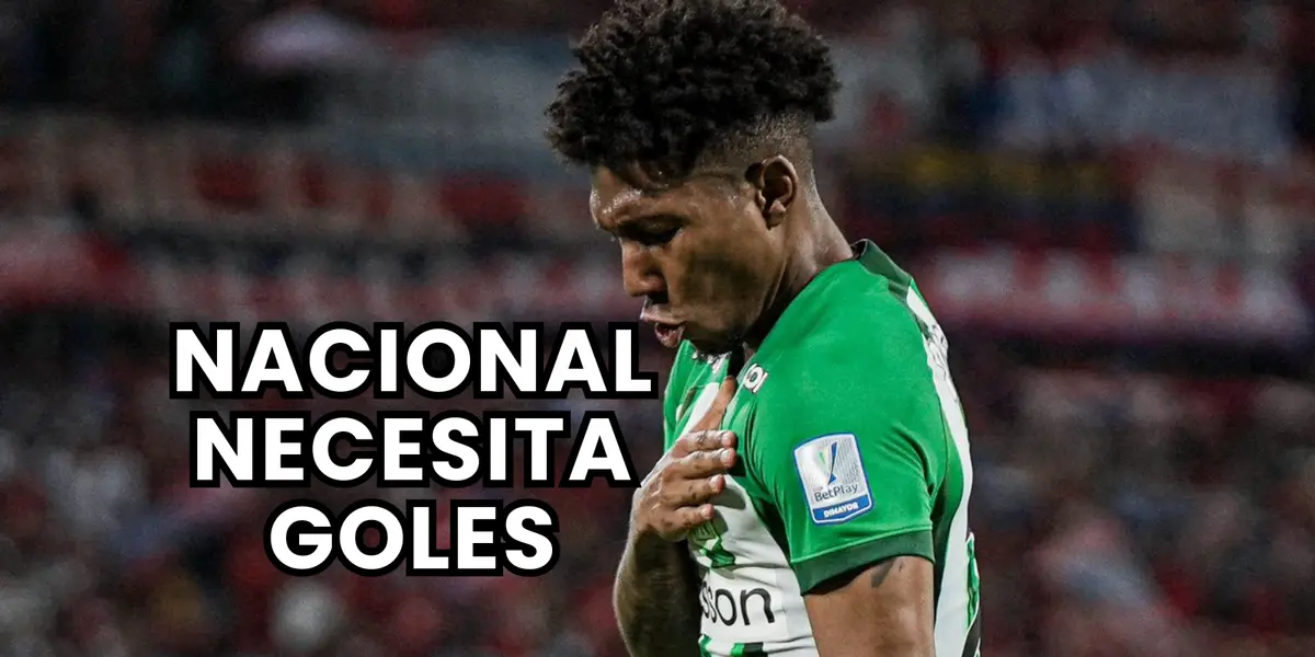 Joan Castro, jugador de Atlético Nacional en el clásico paisa Foto: Nacionaloficial