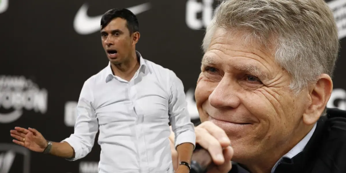 John Jairo Bodmer y Paulo Autuori, últimos entrenadores de Atlético Nacional