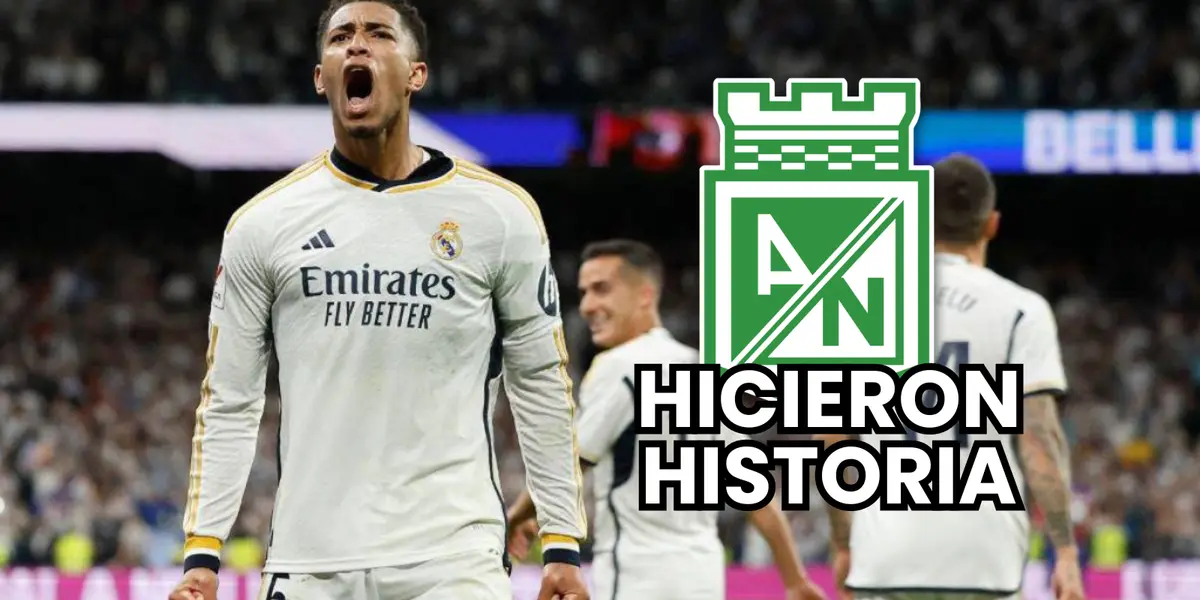 Jude Bellingham, crack del Real Madrid en el superclásico del fútbol español Foto: AS y Escudoteca PN