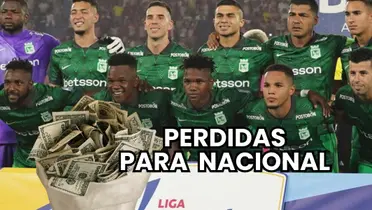 Jugadores de Atlético Nacional posando para la foto vs Junior de Barranquilla Foto: Futbolred