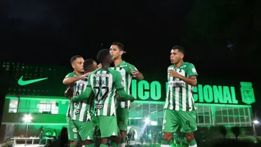 Jugadores de Atlético Nacional y la sede de Guarne de la institución Foto: Nacionaloficial y Futbolred