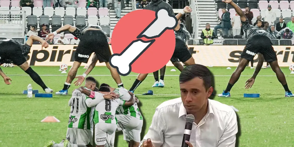 Jugadores y entrenador de Nacional