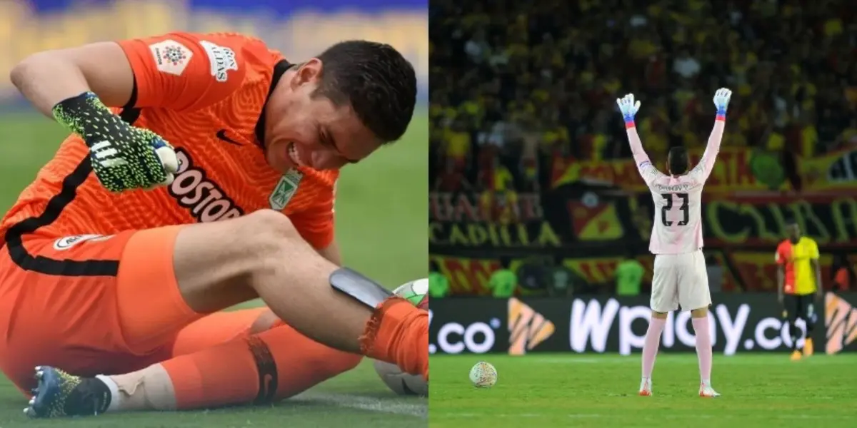 Kevin Mier mostró nuevamente porque es el portero titular de Nacional