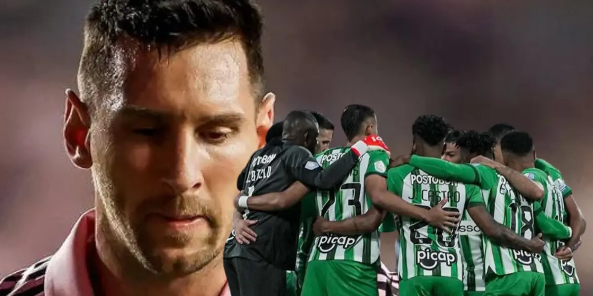Lionel Messi en el Inter Miami y los jugadores de Atlético Nacional esta temporada Foto: MLS y Futbolred