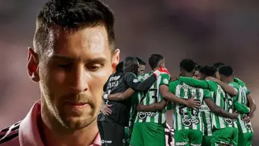 Lionel Messi en el Inter Miami y los jugadores de Atlético Nacional esta temporada Foto: MLS y Futbolred