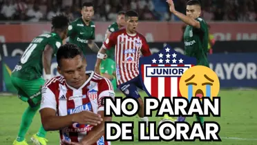 Lloran en el Junior, por esta razón dicen que el árbitro ayudó a Nacional