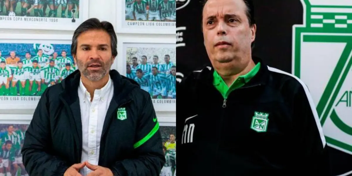 Los hinchas de Atlético Nacional exigen la salida de Benjamín Romero.
