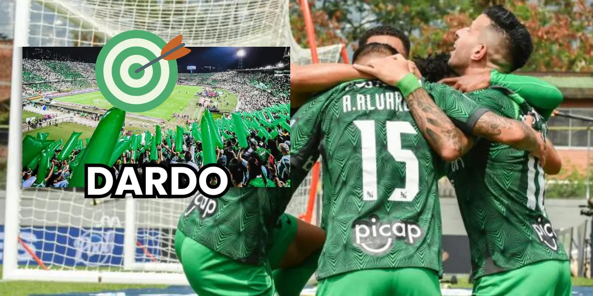 Los jugadores de Atlético Nacional celebrando tras el triunfo ante Envigado FC