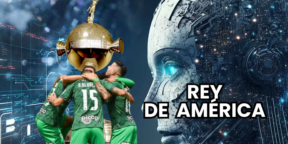 Los jugadores de Atlético Nacional celebrando un gol