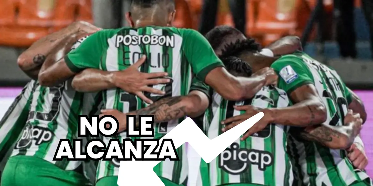 Los jugadores de Atlético Nacional en esta temporada luego de vencer a Jaguares de Córdoba