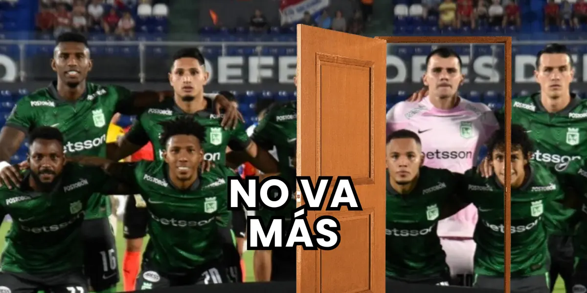 Los jugadores de Atlético Nacional en su única salida internacional por CONMEBOL Libertadores Foto CONMEBOL y Pexels