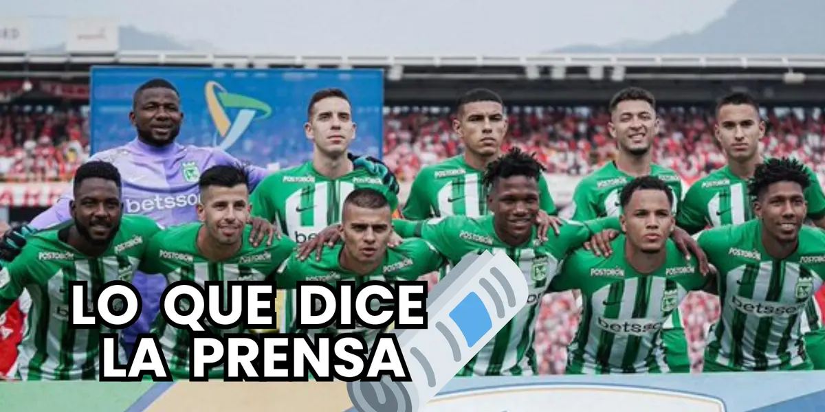 Los jugadores de Atlético Nacional titulares este sábado ante Independiente Santa Fe