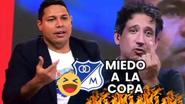 Martín Arzuaga y Antonio Casale, panelistas de ESPN Colombia