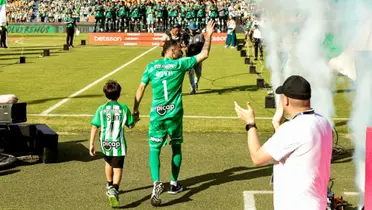 Mateo Valencia reemplazará a David Ospina en el arco de Nacional. Foto: Instagram