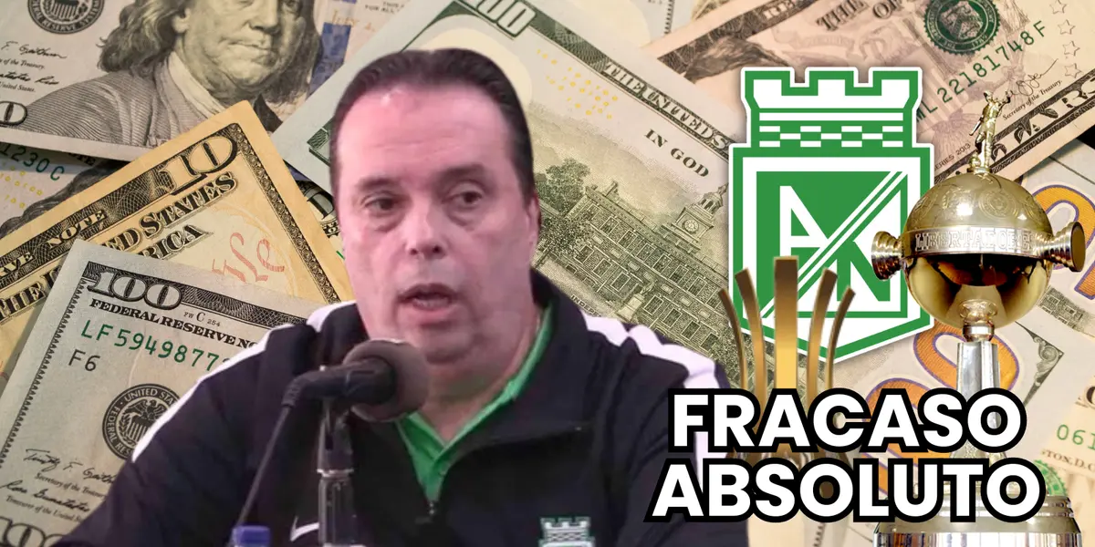 Mauricio Navarro, presidente de Atlético Nacional