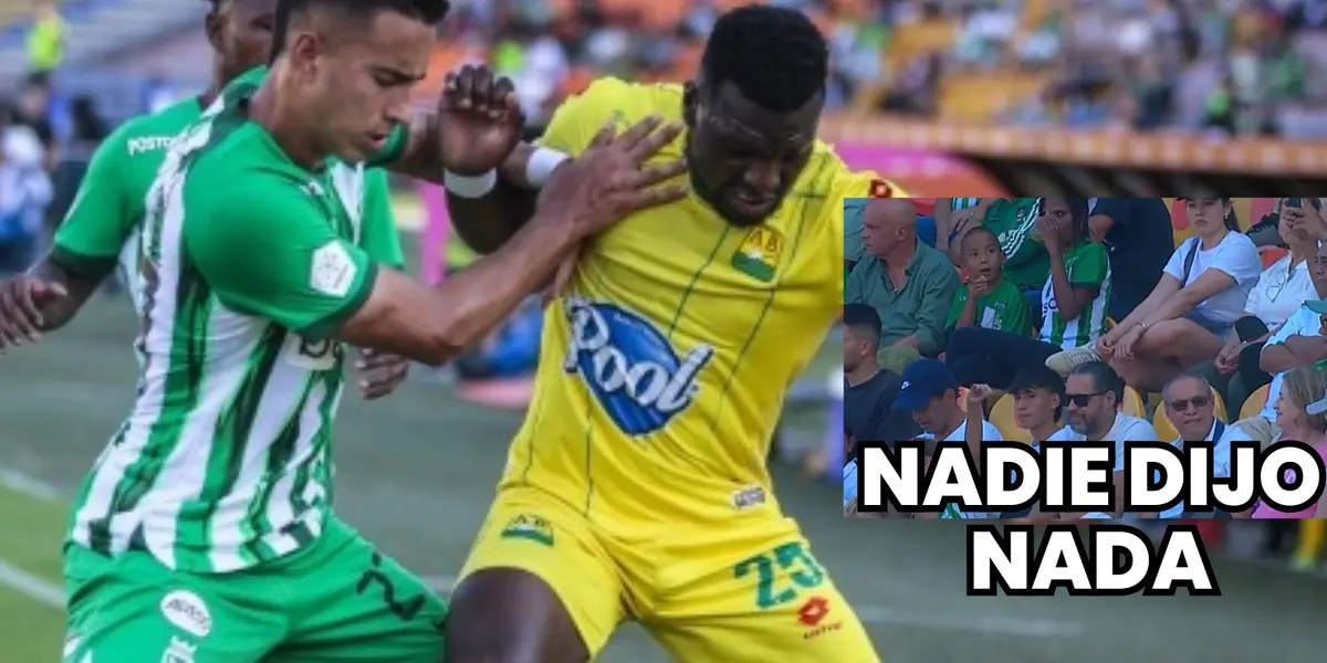 Mientras Nacional empató vs Bucaramanga lo que pasa en el Atanasio que no se vio
