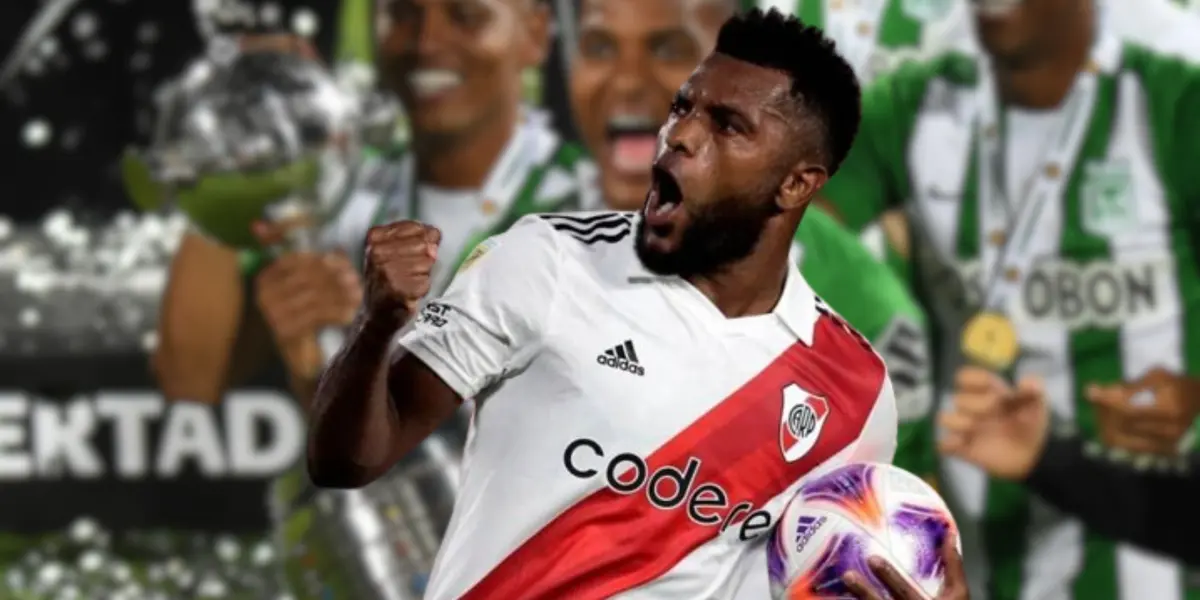 Miguel Borja, la gran figura de River Plate en Argentina