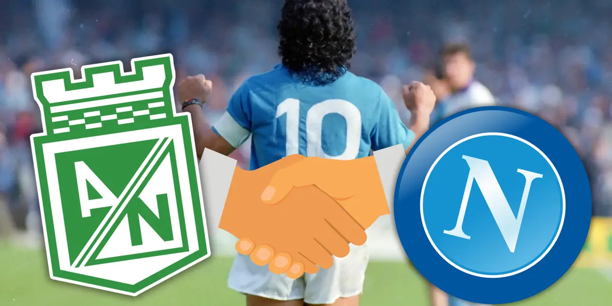 Napoli y Atlético Nacional, hoy unidos en causa de David Ospina Foto: GOAL y Escudoteca PN