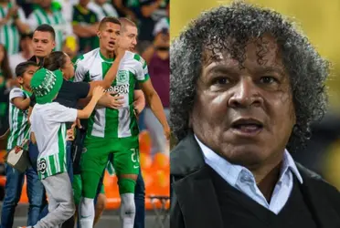 Nelson Deossa es una de las figuras de Atlético Nacional en este semestre, además de ser un hincha fiel