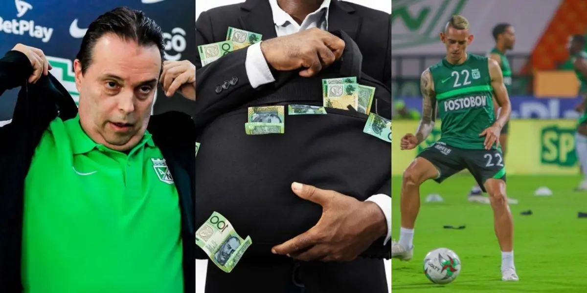 Neyder Moreno no está en los planes de Atlético Nacional desde hace un buen tiempo